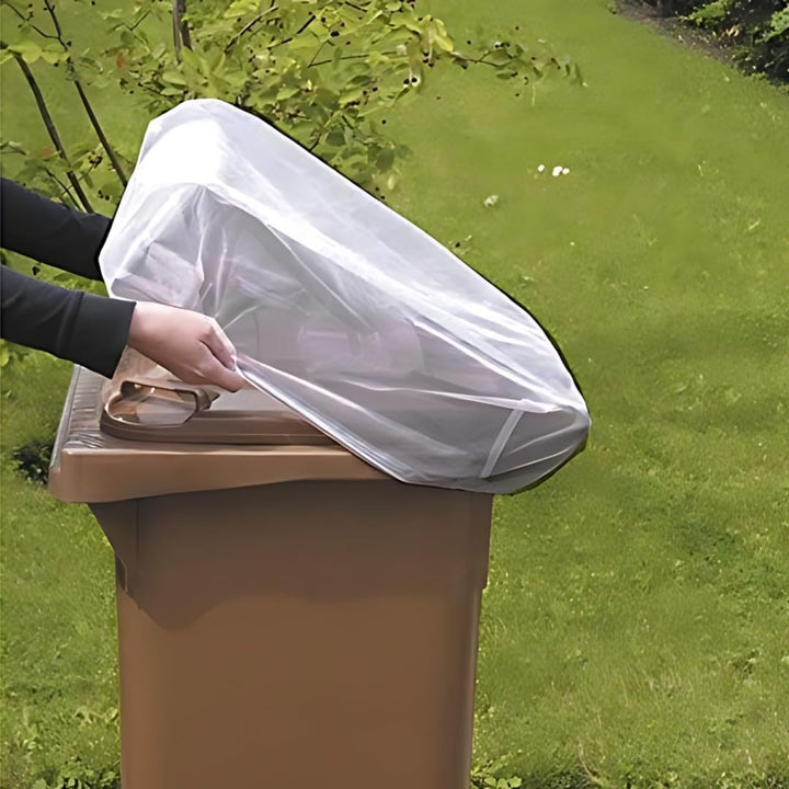 Abdecknetz für 240 l Biotonne Mülltonne Netz ca. 75 x 75 cm Hygiene Schutz vor Insekten und Maden au