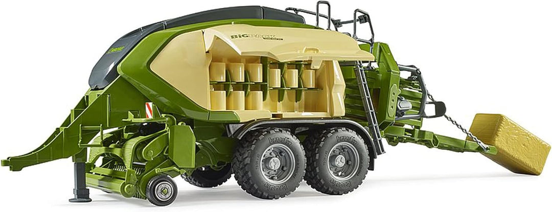 bruder 02033 - Krone Big Pack 1290HDP VC mit 2 Quaderballen Landwirtschaft Ballenpresse Bauernhof Fe