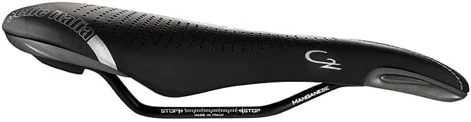 Selle Italia - Sattel für Rennrad C2 Gel Flow, Rail Manganese Rohr Ø7, Sattel Road Gran Turismo Fase
