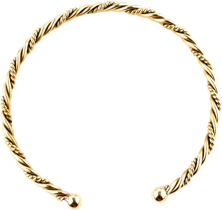 Windalf Wikinger Männer Torques ARTOK 15.5 cm Halsreif Handarbeit Hochwertige Bronze