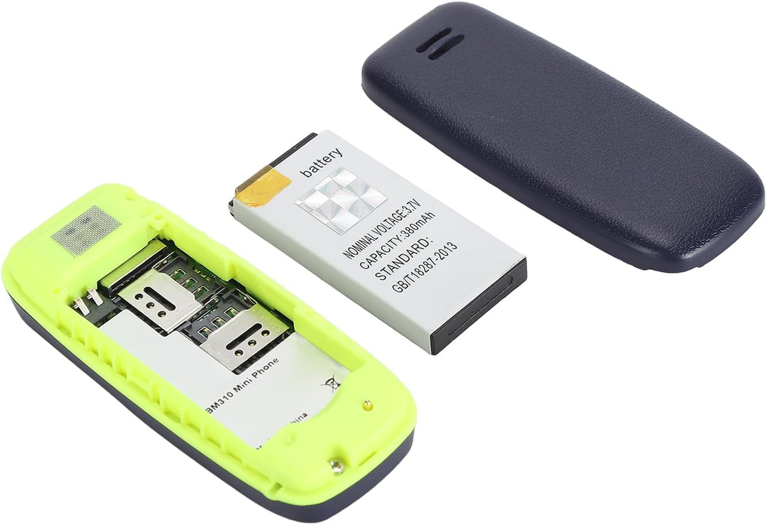 VGEBY Grossknopf-Handy, älteres Handy Entsperrt 2G GSM -Telefon 0,66 Zoll Dual-SIM GSM -Musik-Player