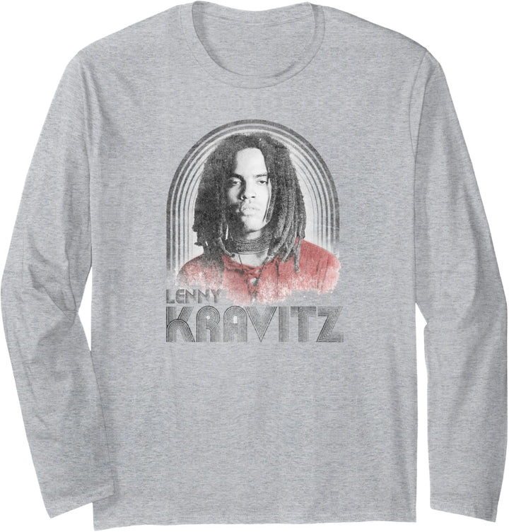 Lenny Kravitz – Retro Lines Logo Langarmshirt