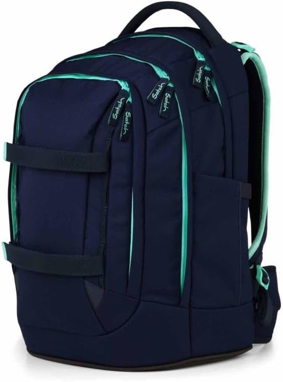 Satch Pack Schulrucksack Set 2tlg. inkl. Schlamperbox (Ocean Mint), Ocean Mint