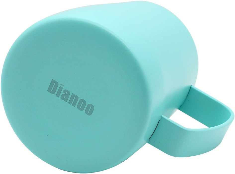 Dianoo Frothing Pitcher Krug aus Edelstahl, geeignet für Kaffee, Latte und Aufschäumen von Milch, 35