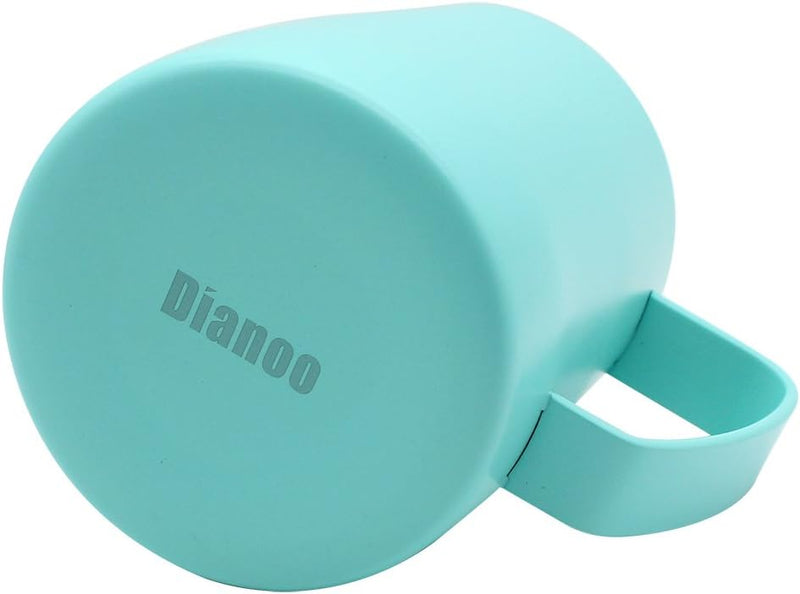 Dianoo Frothing Pitcher Krug aus Edelstahl, geeignet für Kaffee, Latte und Aufschäumen von Milch, 35