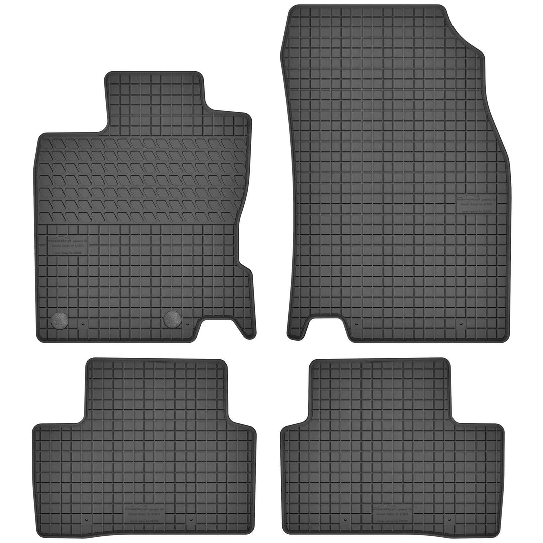 AGCPdirect Gummi Matten Fussmatten Passgenau 4-teilig Set für Renault Kadjar 2015-2021