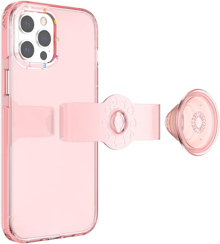 PopSockets: PopCase Hülle für iPhone 12 Pro Max mit Abnehmbarem PopGrip Slide Sockel und Griff mit A