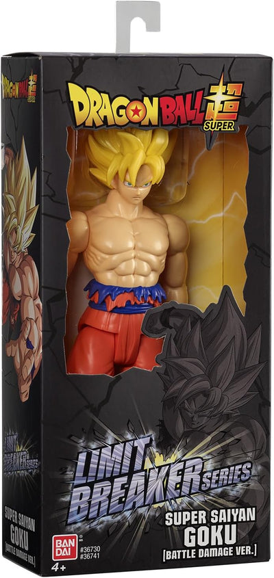 BANDAI Dragon Ball – Riesenfigur Limit Breaker – Super Saiyan Goku (Battle Damaged Ver.) – 36741 Gok