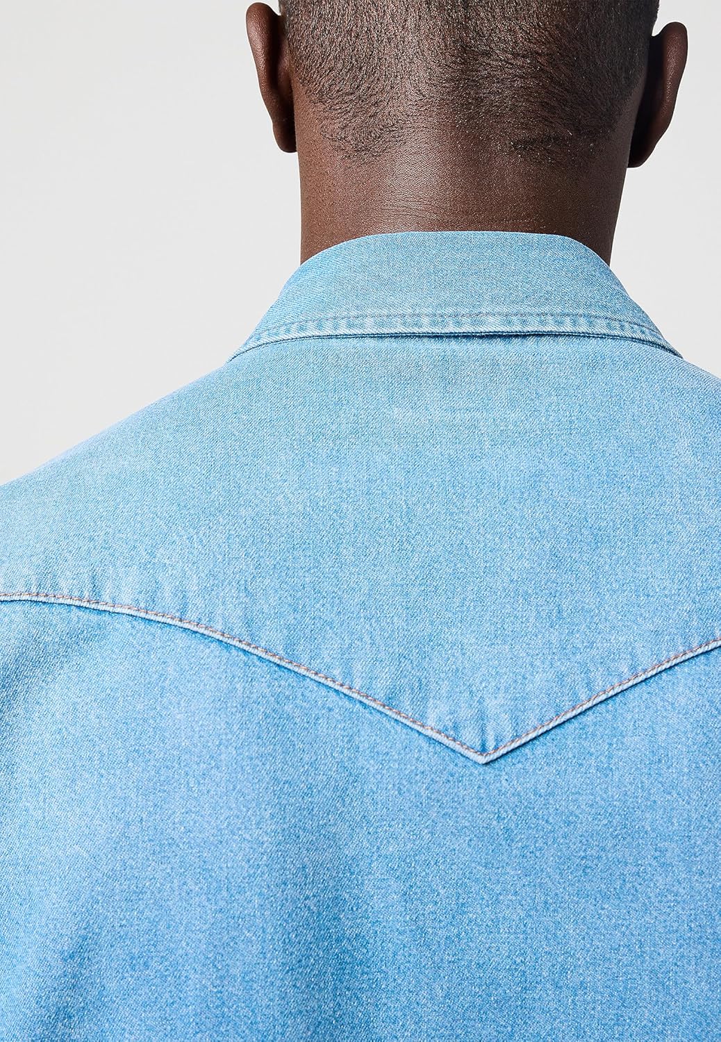 Wrangler Herren Western-Arbeitshemd, langärmelig, mit Druckknöpfen, verwaschenes Finish Hemd XXS Mid