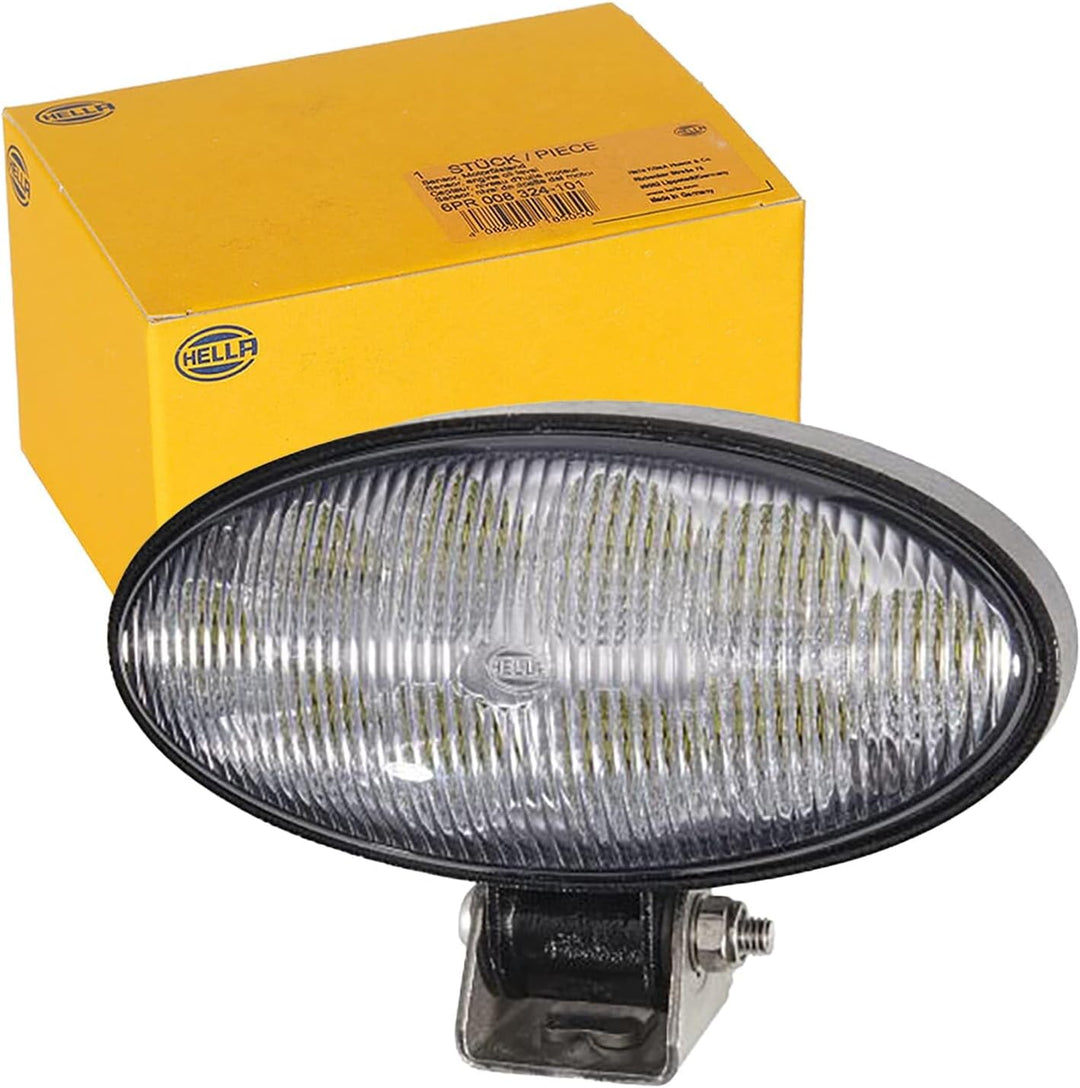 HELLA - LED-Arbeitsscheinwerfer - Oval 90 Gen. II - 24/12V - 5000lm - Anbau/geschraubt - schwenkbare