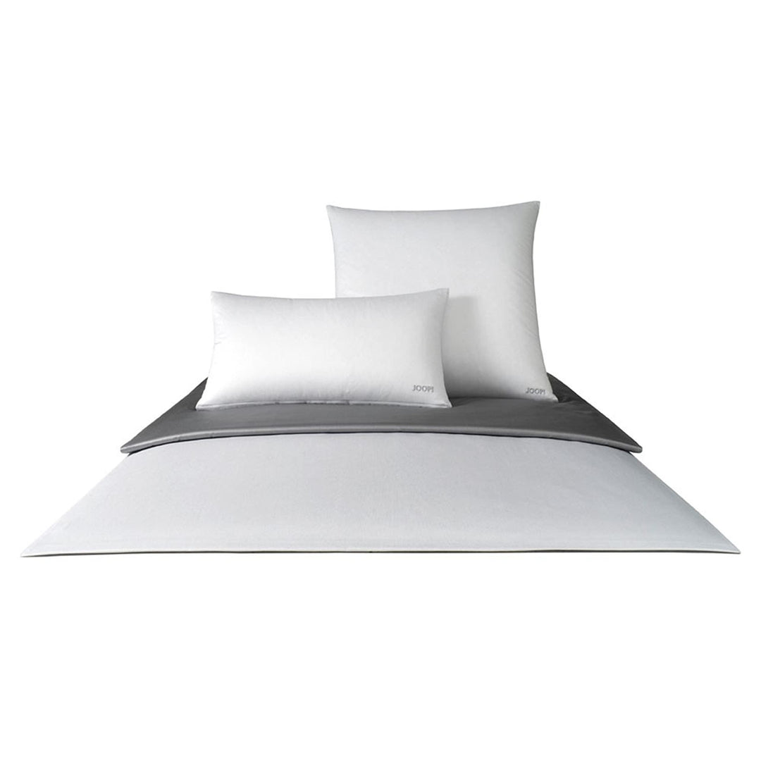 Joop! Bettwäsche Micro Pattern Silber 4040-9 Kissenbezug einzeln 40x40 cm Kissenbezug einzeln 40x40