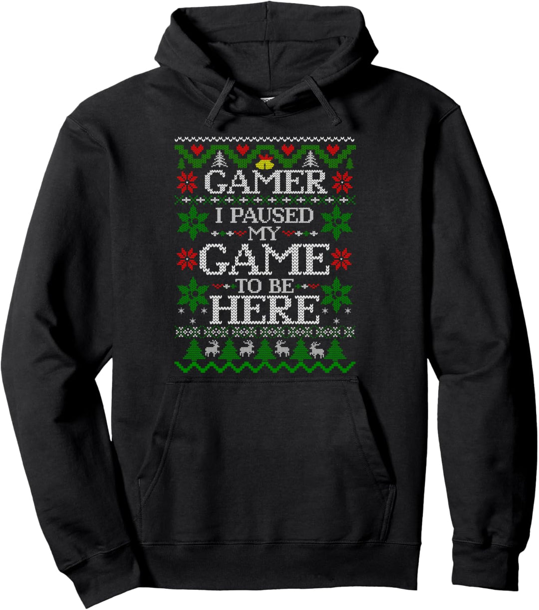 Gaming Weihnachten Geschenk Gamer Video Game Ugly Christmas Pullover Hoodie