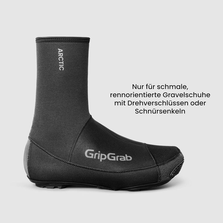 GripGrab Arctic Gravel MTB Überschuhe Winter Warme wasserdichte Fleece Gefütterte Radsport Neopren S