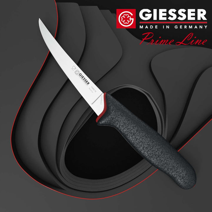 Giesser seit 1776 - Made in Germany - Ausbeinmesser rutschfest PrimeLine, 13 cm Klinge sehr flexibel