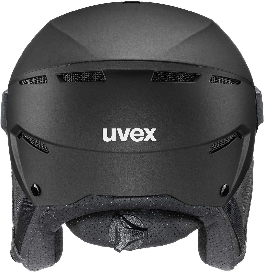 uvex Wanted Visor Visier Skihelm - Navy mat black mat 54-58 cm Bundle mit Skihelm-black-56-58cm, bla