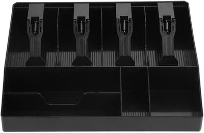 Registrierkasse, 32cmx27cm, 4 Bill 4 Slots Insert Tray Ersatz Geld Münzkasse Ordentlich Aufbewahrung