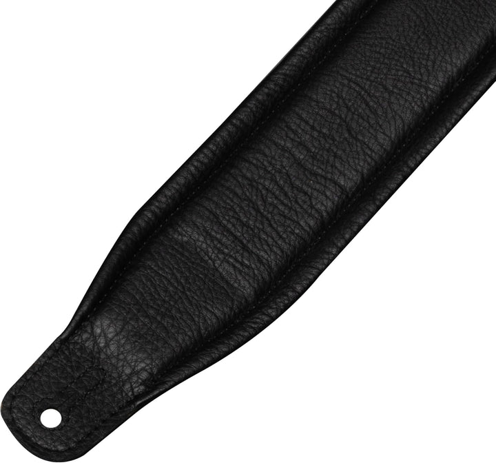 Levy's M26PD-BLK Gitarrengurt Top Grain Leather 3" - Black Schwarz, Schwarz
