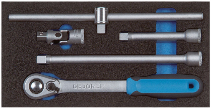 GEDORE 1500 CT1-1993 U-20 Zubehör für Steckschlüsseleinsätze 1/2' in Check-Tool-Modul, 1 Stück