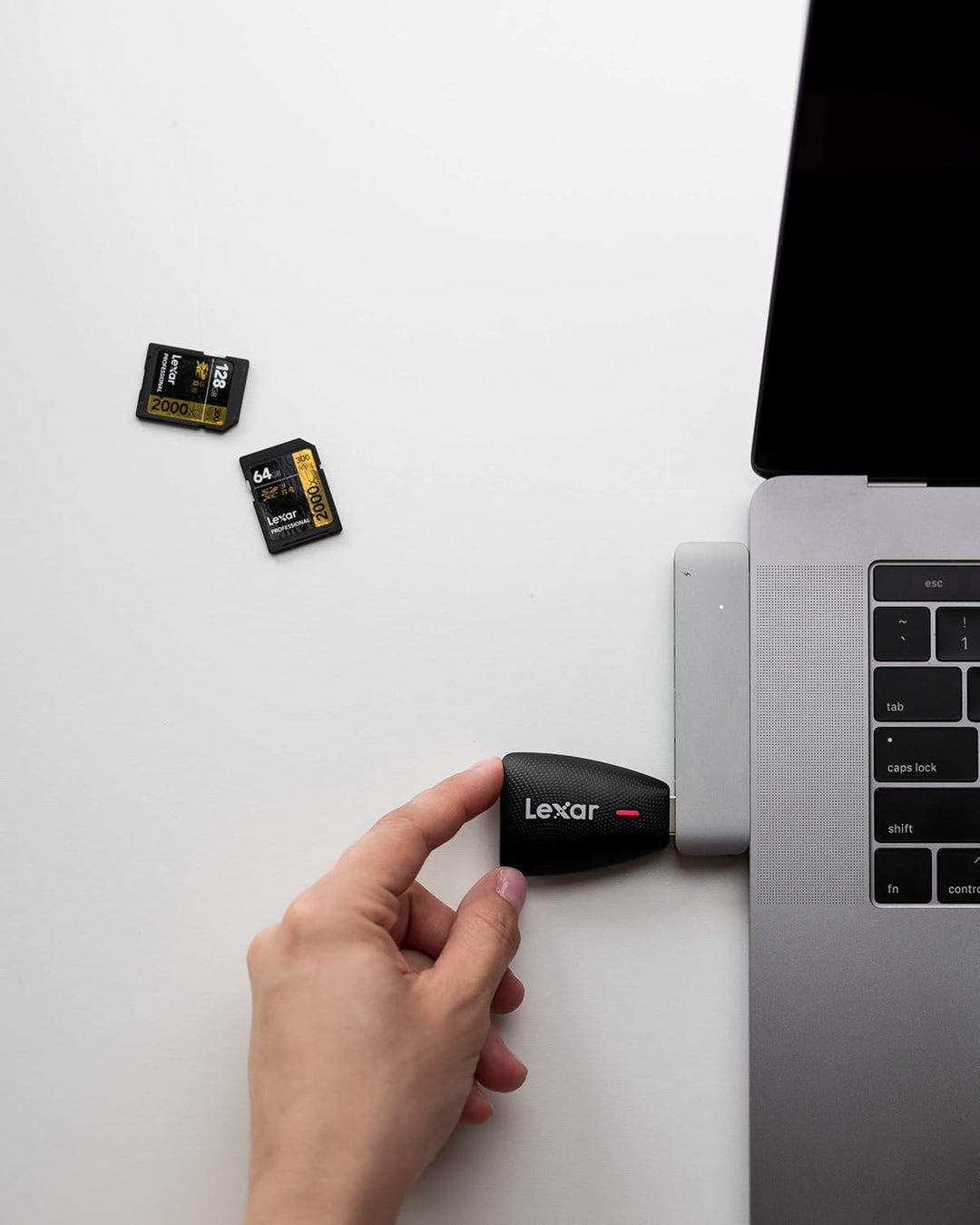 Lexar Multi-Card 2-in-1 USB 3.1 Externe Kartenlesegeräte, Bis zu 312 MB/s für UHS-I UHS-II SD Karte