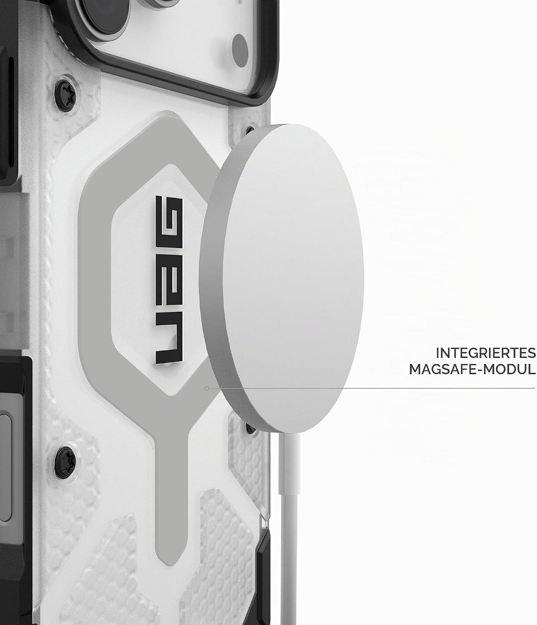 URBAN ARMOR GEAR Pathfinder MS Hülle kompatibel mit Apple iPhone 17 Pro Max Case (Wireless Charging/