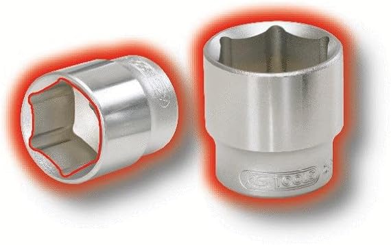 KS Tools 917.0728 1/2 Zoll Steckschlüssel-Satz | inklusive Umschaltknarre, 45-Zahn | matt satiniert