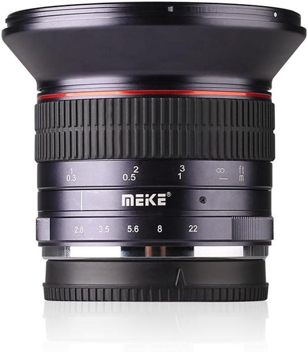 Meike MK 12 mm f/2.8 Weitwinkel Manueller Fokus Objektiv für Sony EMOUNT spiegellose Kamera mit APS-