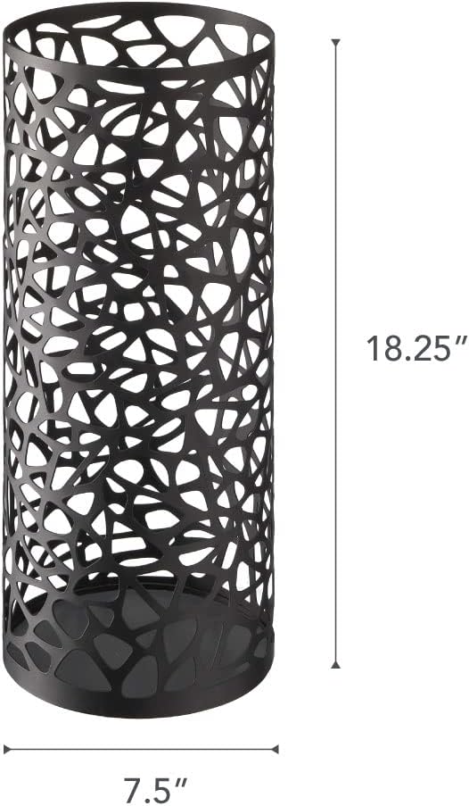 Umbrella Stand Nest round - black One Size Schwarz, One Size Schwarz