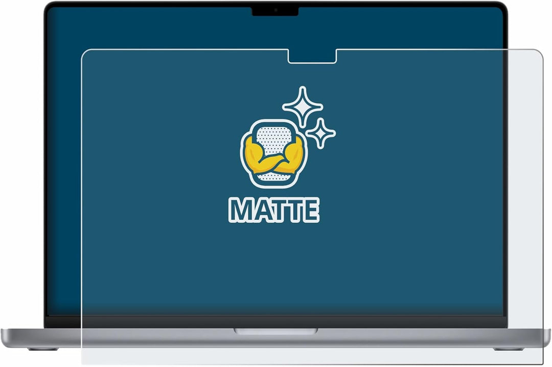 BROTECT Entspiegelungs-Schutzfolie für Apple MacBook Pro 16" 2021 Matte Displayschutz-Folie, Anti-Re