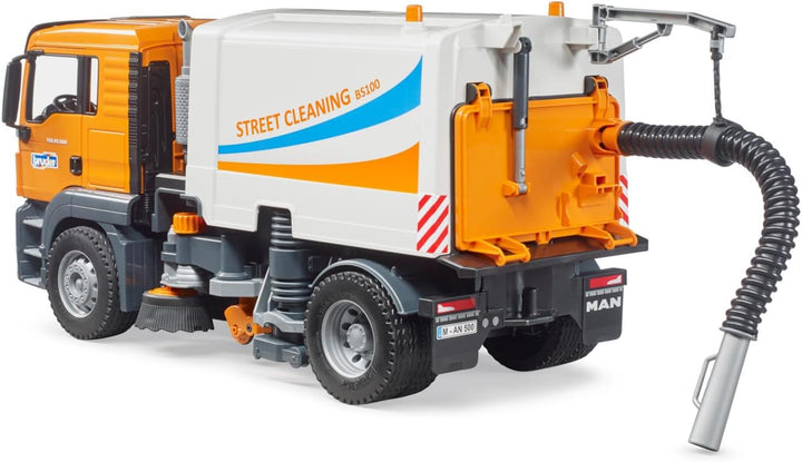 bruder 03780 - Man TGS LKW Strassenreinigung - 1:16 Kehrmaschine Reinigungs-Fahrzeug Kommunalarbeite