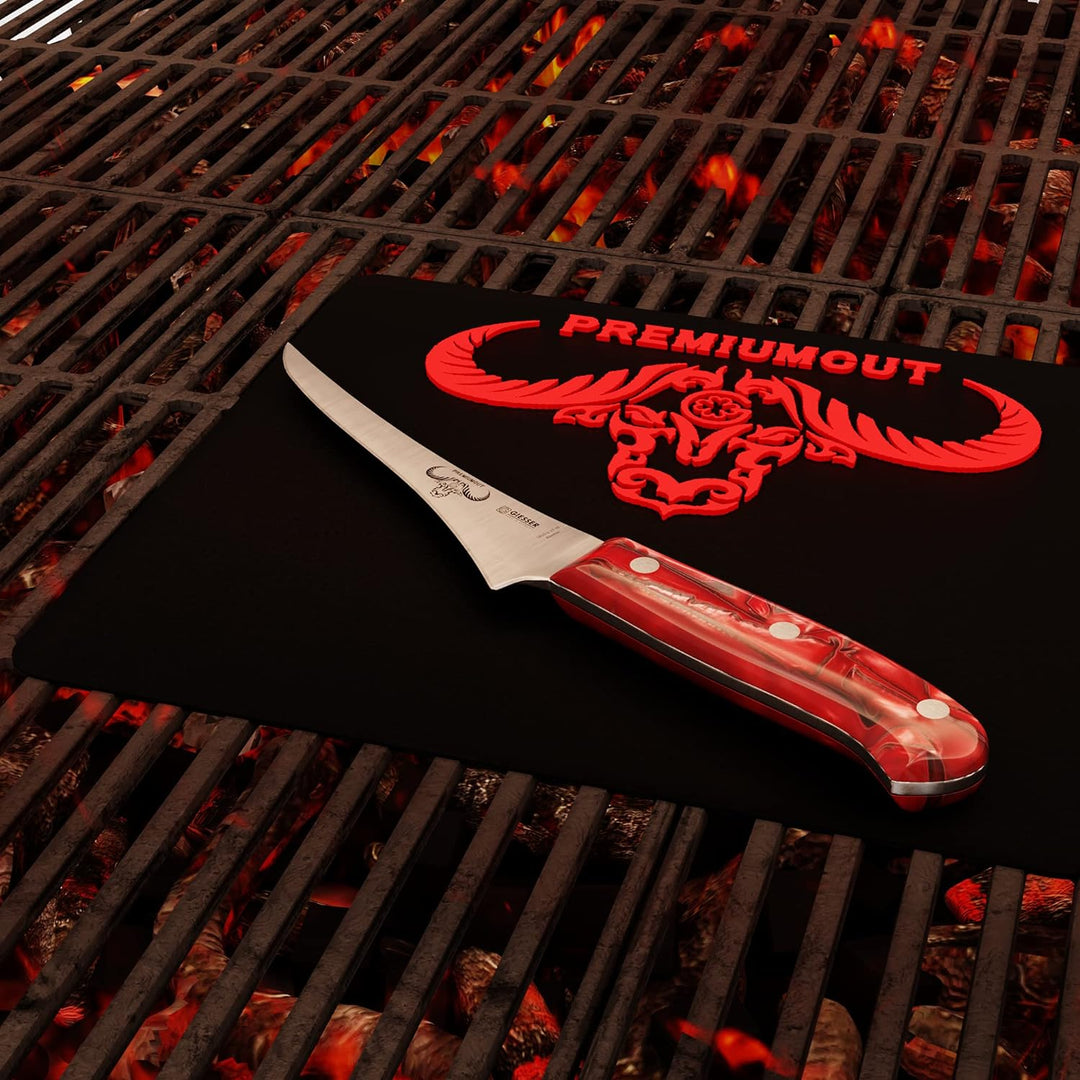 GIESSER seit 1776 - Made in Germany - Filetiermesser 17 cm Red Diamond, PremiumCut Filet No 1, Filie