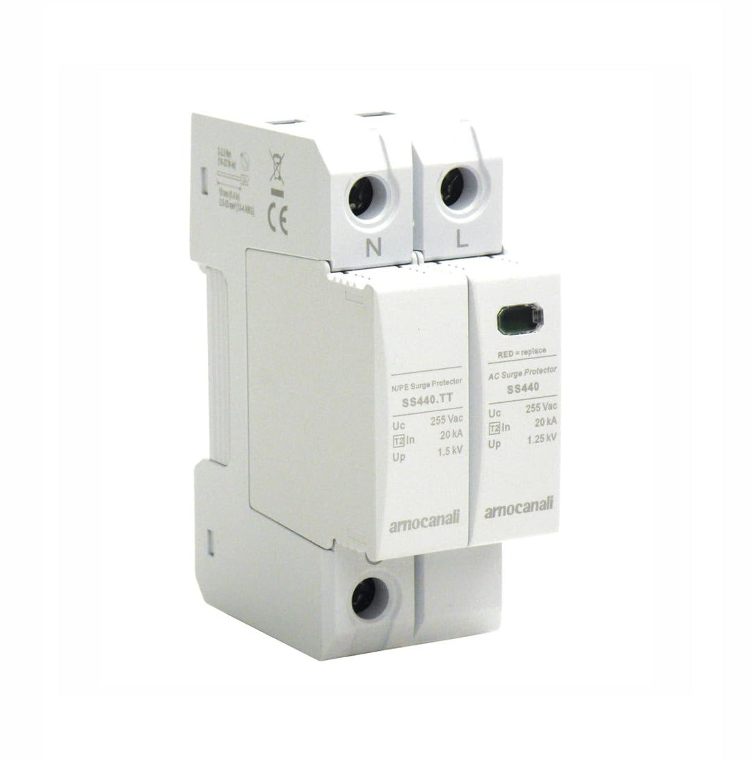 Arnocanali SS440.2TT Enerpro Entlader 1 + 1 Module, Referenzklasse T2 für Tt-Netze - Tn