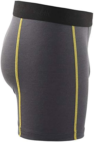 Blakläder 184717349835L Boxer Shorts "Xlight" Grösse 100Prozent Merino in Dunkelgrau/gelb, S
