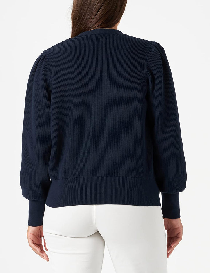 GANT Damen Pullover XL Evening Blue, XL Evening Blue