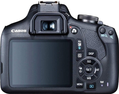 Canon EOS 2000D Spiegelreflexkamera (24,1 MP, DIGIC 4+, 7,5 (3,0 Zoll) LCD, Full-HD, WIFI, APS-C CMO