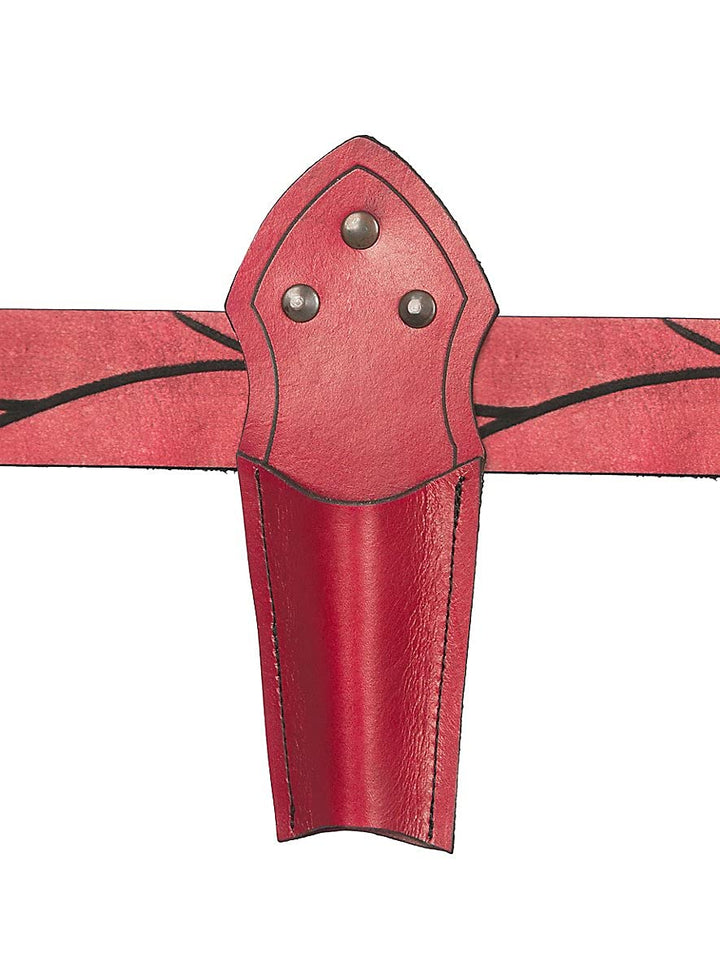 Andracor - Zauberstab Halter aus Leder - für Harry Potter Fans, Adepten und grosse Magier - Braun Sc