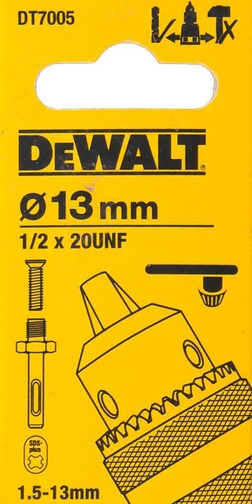 Dewalt Dewalt Dewalt 13 mm 1/2 x20UNF eingegeben Chuck mit Chuck dt7005-qz