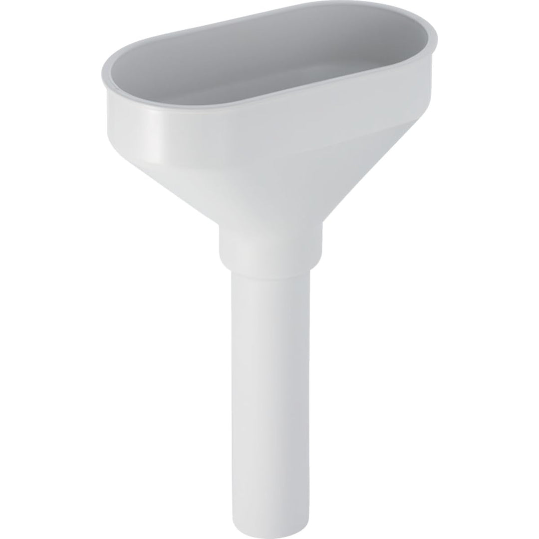 Geberit Trichter oval in PP ohne Rand weiss H: 27 cm 152378111