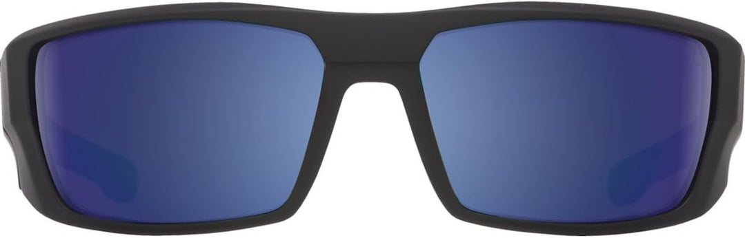 SPY OPTIC Dirk Sonnenbrille Matte Black - Happy Bronze Polarized w/Blue S