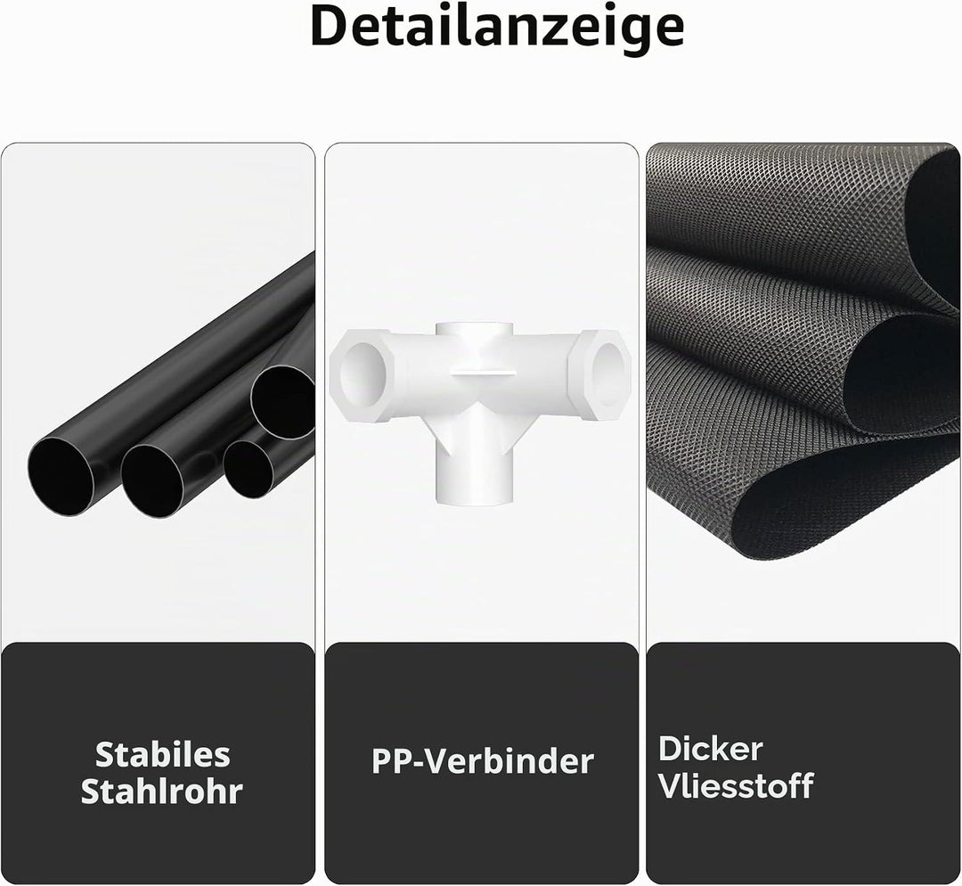 JIUYOTREE 7-stöckiges Schuhregal mit staubdichter Abdeckung, Schuhaufbewahrung, Organizer, Schuhschr