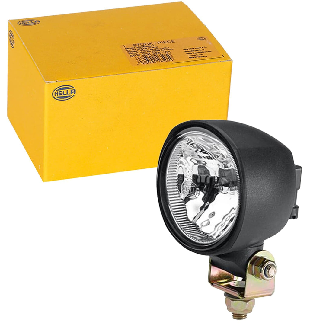 HELLA - Halogen-Arbeitsscheinwerfer - Modul 70 - 12V - Anbau/geschraubt - hängend/schwenkbarer Monta