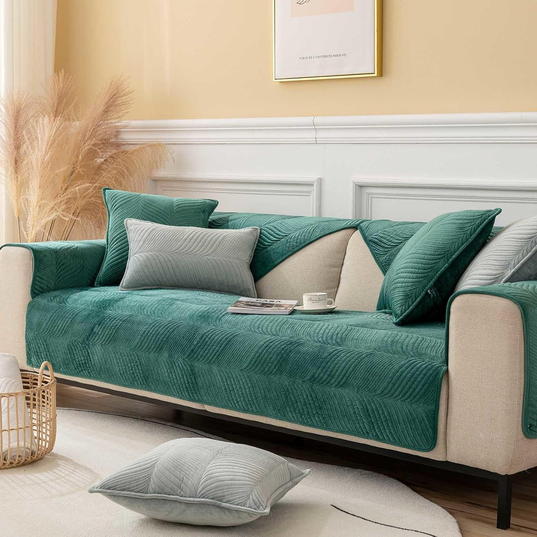 MTHGH Sofabezug Ecksofa l Form Wasserdicht，sofaschoner rutschfest Hund Katze Couch Überzug Ecksofa u