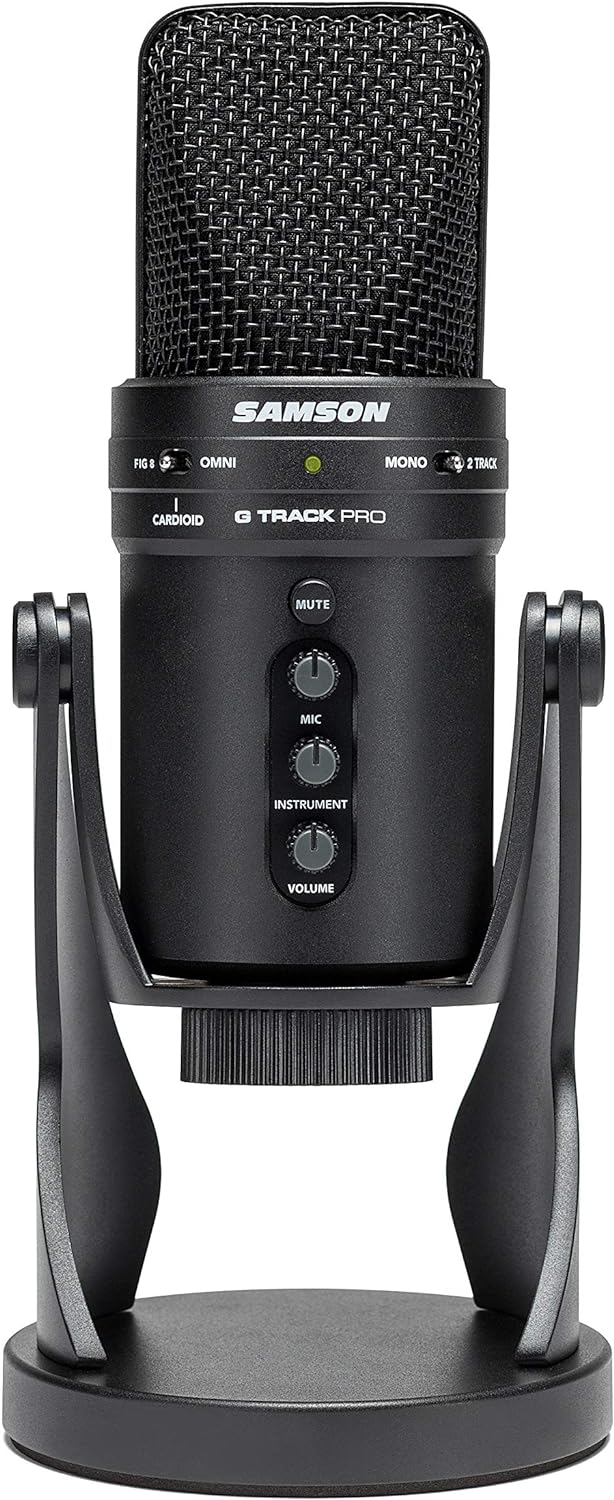 Samson G-Track Pro USB-Mikrofon & PS04 Popschutz Bundle mit Popschutz, Bundle mit Popschutz