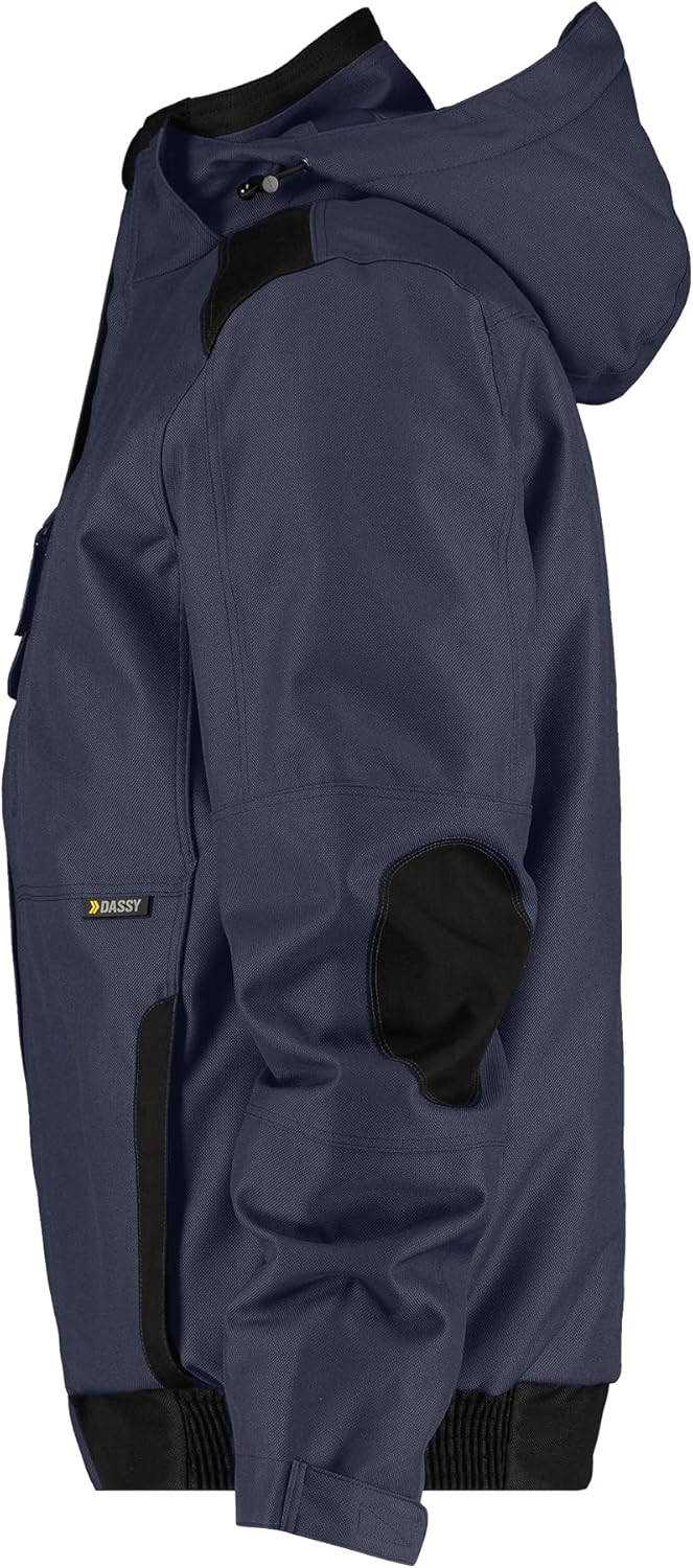 JACKE AUSTIN PES90 (240GR) DUNKELBLAU/SCHWARZ S
