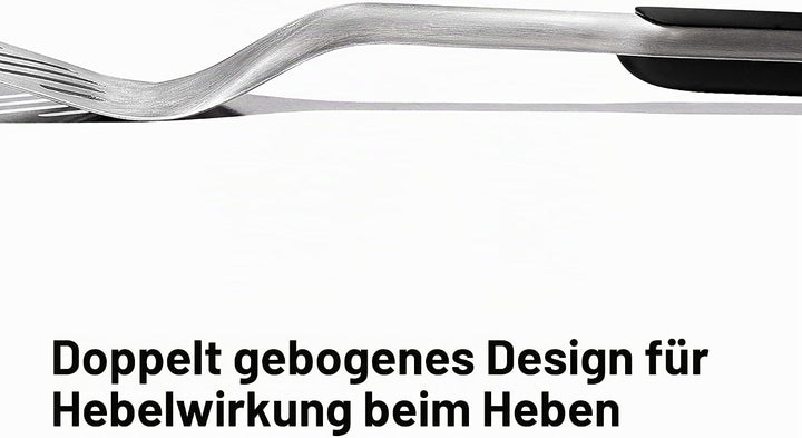OXO Good Grips Set aus Wender und Zange zum Grillen – spülmaschinenfestes Grillzangen-Set mit Fleisc