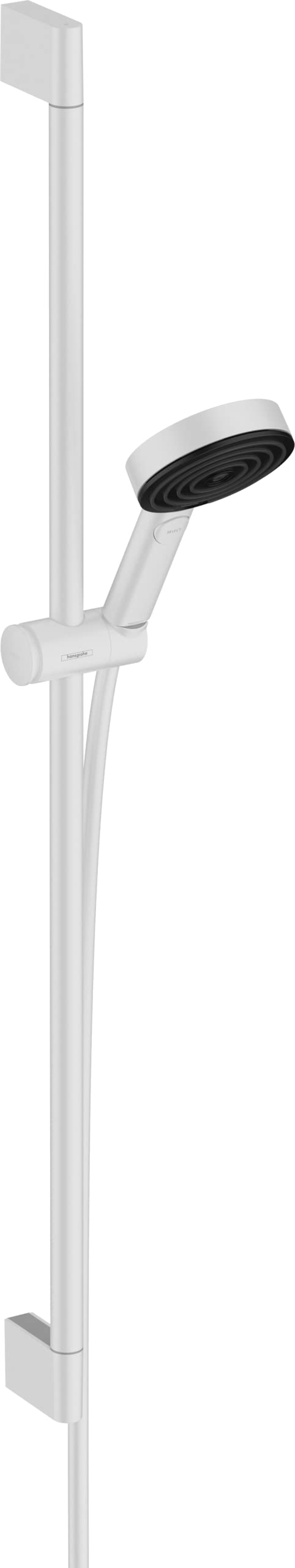 hansgrohe Duschset Pulsify Select S, Duschkopf wassersparend mit Schlauch und Halterung, verstellbar