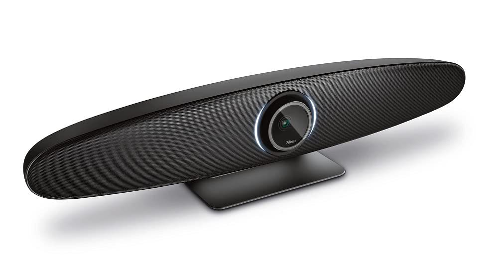 Trust Iris 4K Videokonferenz Kamera, All-in-One Ultra HD Konferenzkamera mit Clearview und ClearSoun