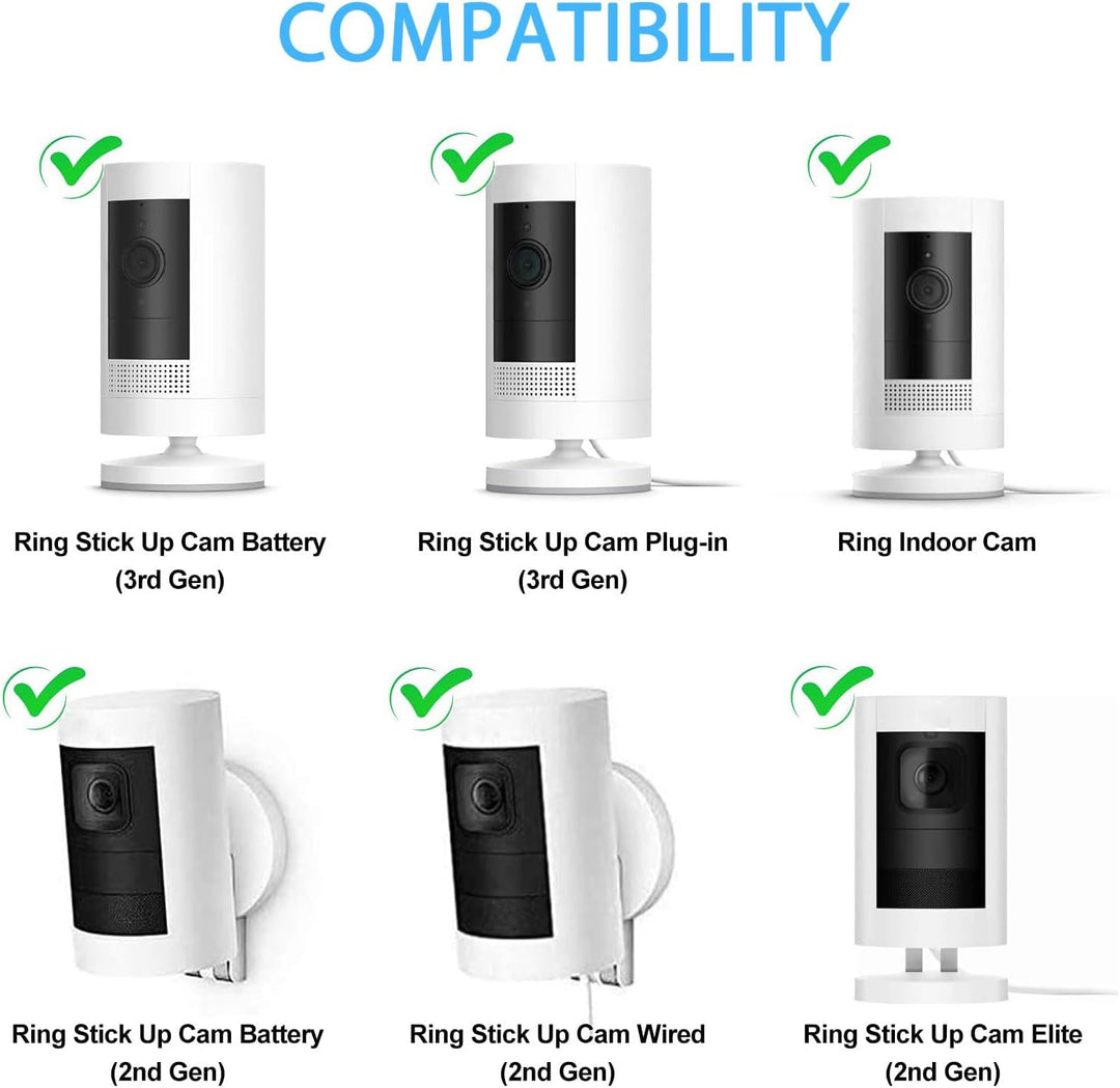 HOLACA Wandhalterung Kompatibel mit Rin g Stick Up Cam(Pro)/Outdoor Camera Plus und Eufy & Arl o Kam