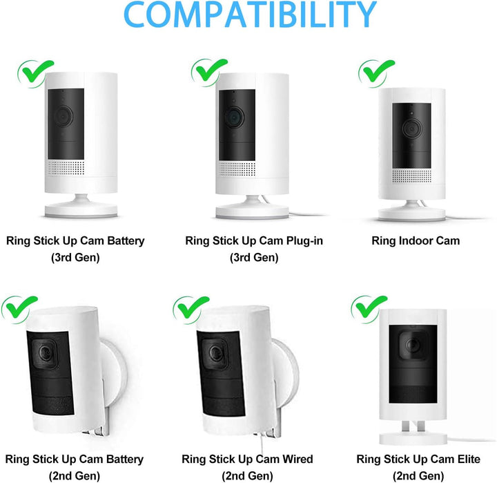HOLACA Wandhalterung Kompatibel mit Rin g Stick Up Cam(Pro)/Outdoor Camera Plus und Eufy & Arl o Kam