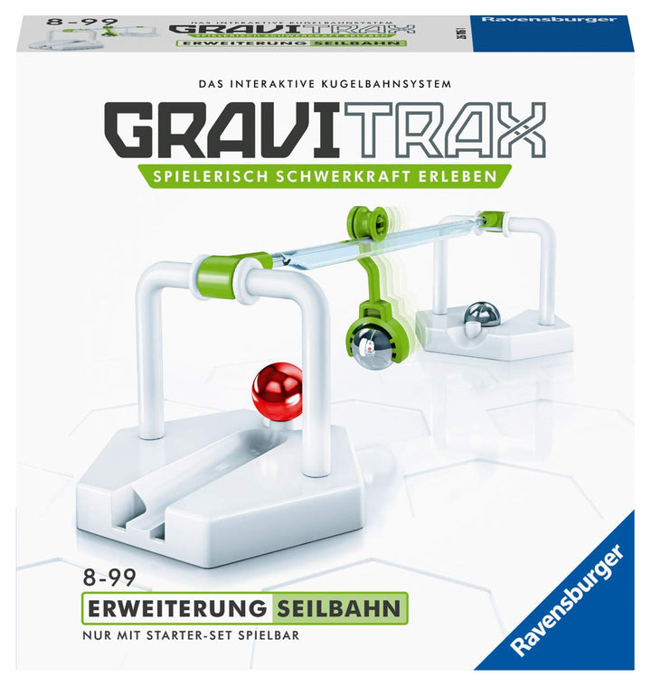 Ravensburger GraviTrax 26116 - GraviTrax Erweiterung Seilbahn - Ideales Zubehör für spektakuläre Kug