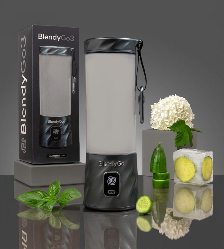 BlendyGo 3 Tragbarer Mixer, Blender, Mini Standmixer, 550 ml, Smoothie maker, Mixer smoothie maker t